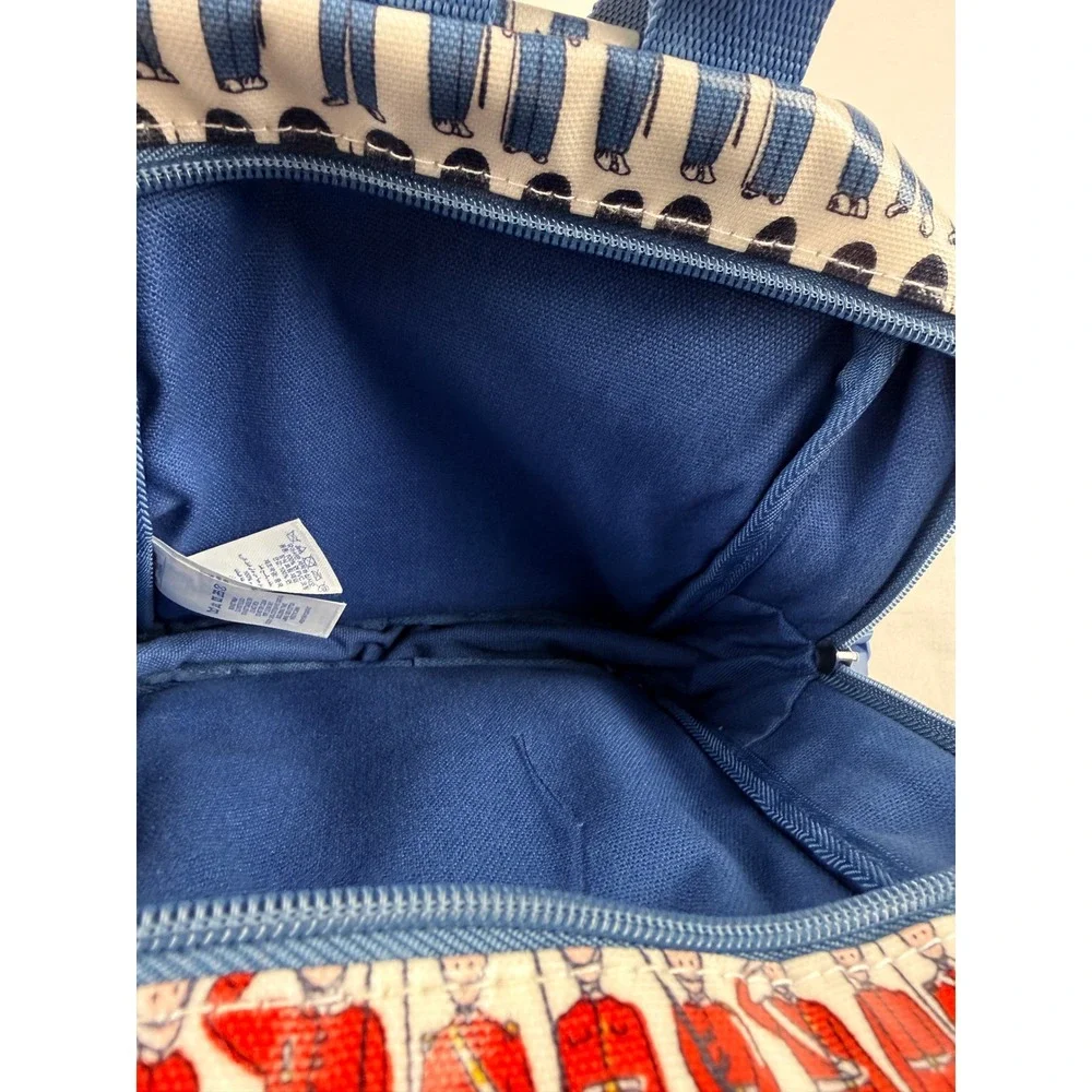 Cath Kids London Mini Backpack British Guardsman Print Blue Red Kindergarten Bag